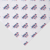 Mousseline Papier Tissu Utah State Pride (Détail)