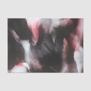 Mousseline Papier Tissu Vampire Vengeance   Rouge sanguin, fo