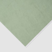 Mousseline Papier Tissu Vert Sage (Détail)