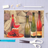 Mousseline Papier Tissu Vin (Artisanat)