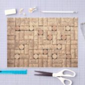 Mousseline Papier Tissu Vin Corks (Artisanat)