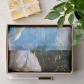 Mousseline Papier Tissu vintage Canards (Cadeau)