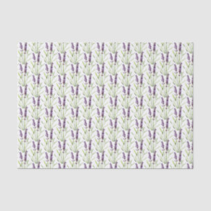 Mousseline Papier Tissu vintage Français Lavande Petite Impre