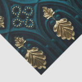 Mousseline papier tissu yin yang (Détail)