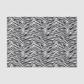 Mousseline Papier Tissu Zebra Print (Recto)