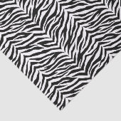Mousseline Papier Tissu Zebra Print (Détail)