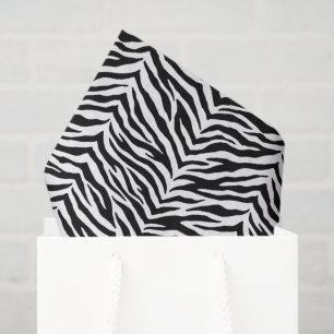 Mousseline Papier Tissu Zebra Print