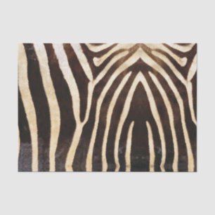 Mousseline Papier Tissu Zebra Skin