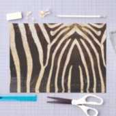 Mousseline Papier Tissu Zebra Skin (Artisanat)