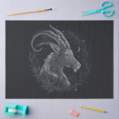 Mousseline Papier Tissu Zodiac Series Design 2 (Artisanat)