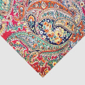 Mousseline Papier Tissu Zsa Paisley (Détail)