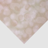 Mousseline Papier tissue à effet bokeh rose et crème (Détail)