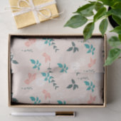 Mousseline Papier tissue à motif botanique (Cadeau)