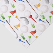 Mousseline Papier Tissue de golf (Détail)