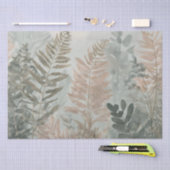 Mousseline Papier tissue Élégance Forêt Brumeuse (Artisanat)