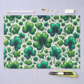 Mousseline Papier tissue pour cadeau de la Saint-Patrick Trèf (Artisanat)