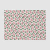 Mousseline Papier tissue timbré North Pole Express (Recto)