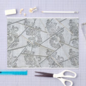 Mousseline Papier tissulaire abstrait (Artisanat)