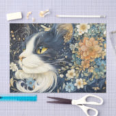 Mousseline Papier Tissus Cat (Artisanat)