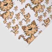 Mousseline Papier Tissus Cat (Détail)
