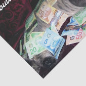 Mousseline Papier Tissus Cat (Détail)