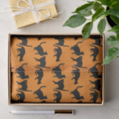 Mousseline Papier Tissus de chats noirs (Cadeau)