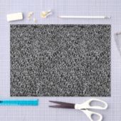 Mousseline Papier Tissus de chats noirs (Artisanat)