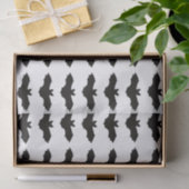 Mousseline Papier Tissus de chaume noir (Cadeau)