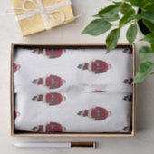 Mousseline Papier Tissus de la clause Santa (Cadeau)