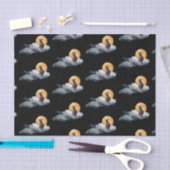 Mousseline Papier Tissus de la lune Cloud Cat (Artisanat)