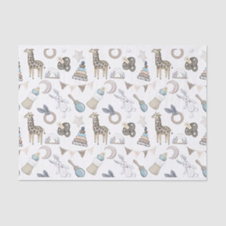 Mousseline Papier Tissus de style vintage