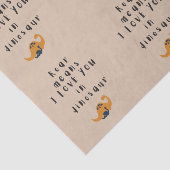 Mousseline Papier Tissus Dino (Détail)