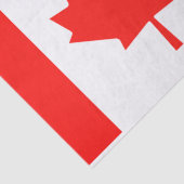 Mousseline Papier Tissus Du Drapeau Canadien (Détail)