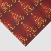 Mousseline Papier Tissus Gold Tree (Détail)