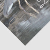 Mousseline Papier Tissus Heron (Détail)