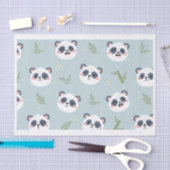 Mousseline Papier Tissus Panda (Artisanat)