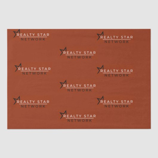 Mousseline Papier Tissus Realty Star (Recto)