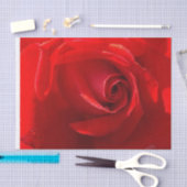 Mousseline Papier Tissus Red Rose (Artisanat)