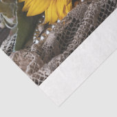 Mousseline Papier Tissus Tournesol (Détail)