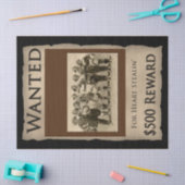 Mousseline Papier Tissus vintage (Artisanat)