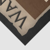 Mousseline Papier Tissus vintage (Détail)