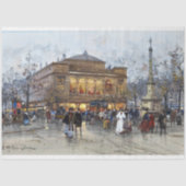 Mousseline Papier Tissus vintage Paris Femmes (Recto)