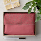 Mousseline Papier tomate rouge Tissu - Split doux et éclaté (Cadeau)