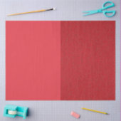 Mousseline Papier tomate rouge Tissu - Split doux et éclaté (Artisanat)