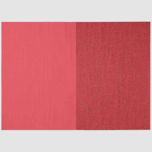 Mousseline Papier tomate rouge Tissu - Split doux et éclaté (Recto)