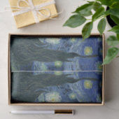 Mousseline Papier vintage Starry Night Decoupage (Cadeau)