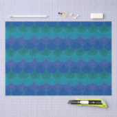 Mousseline Papier Wavy Geometry (Artisanat)