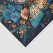 Mousseline Papillon en fleurs 1 Papier de découpage (Détail)