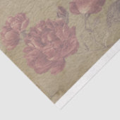 Mousseline Papillon Musique Antique Papier vieilli Art (Détail)