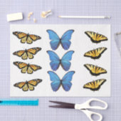 Mousseline Papillons - Déchoupage Papier Tissu (Artisanat)